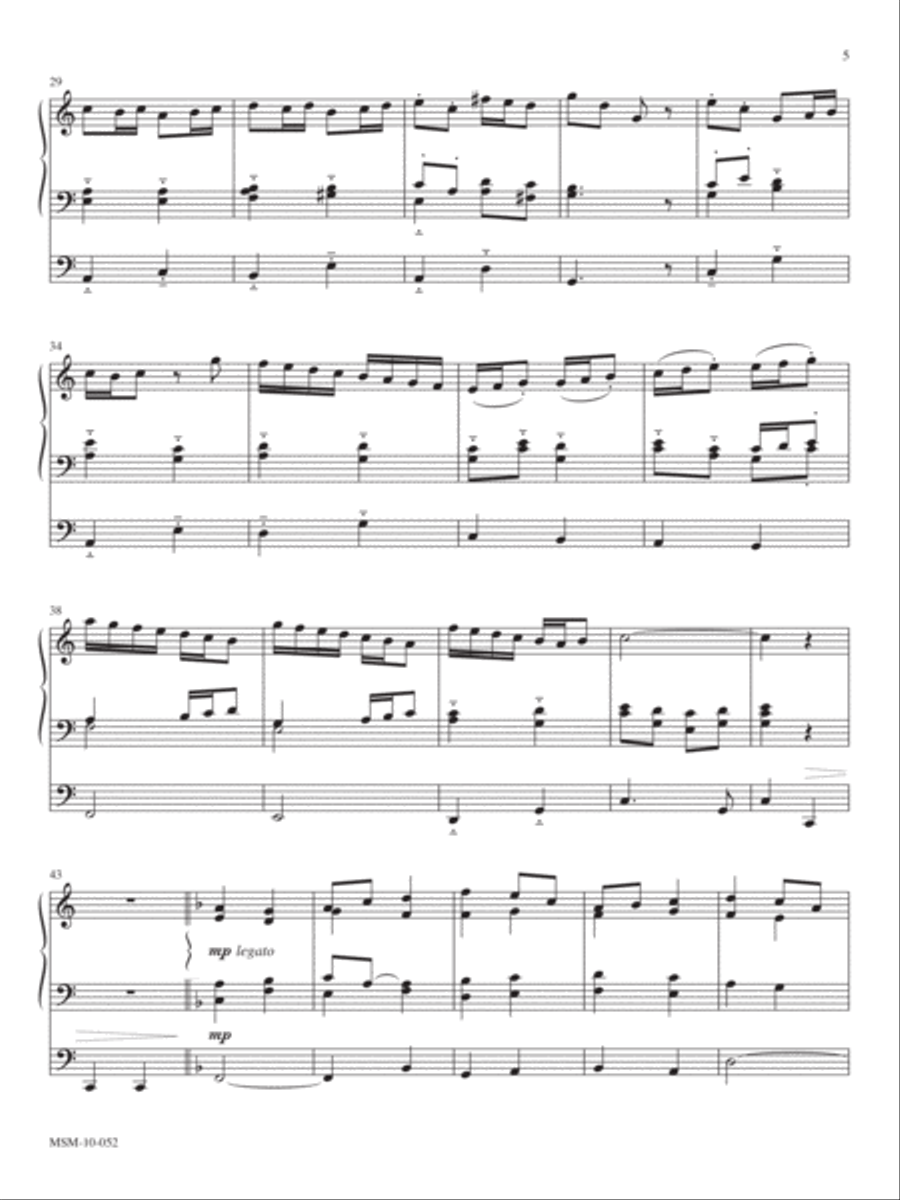 Melodic Suite Melodic Suite Organ scores gallery preview page 3