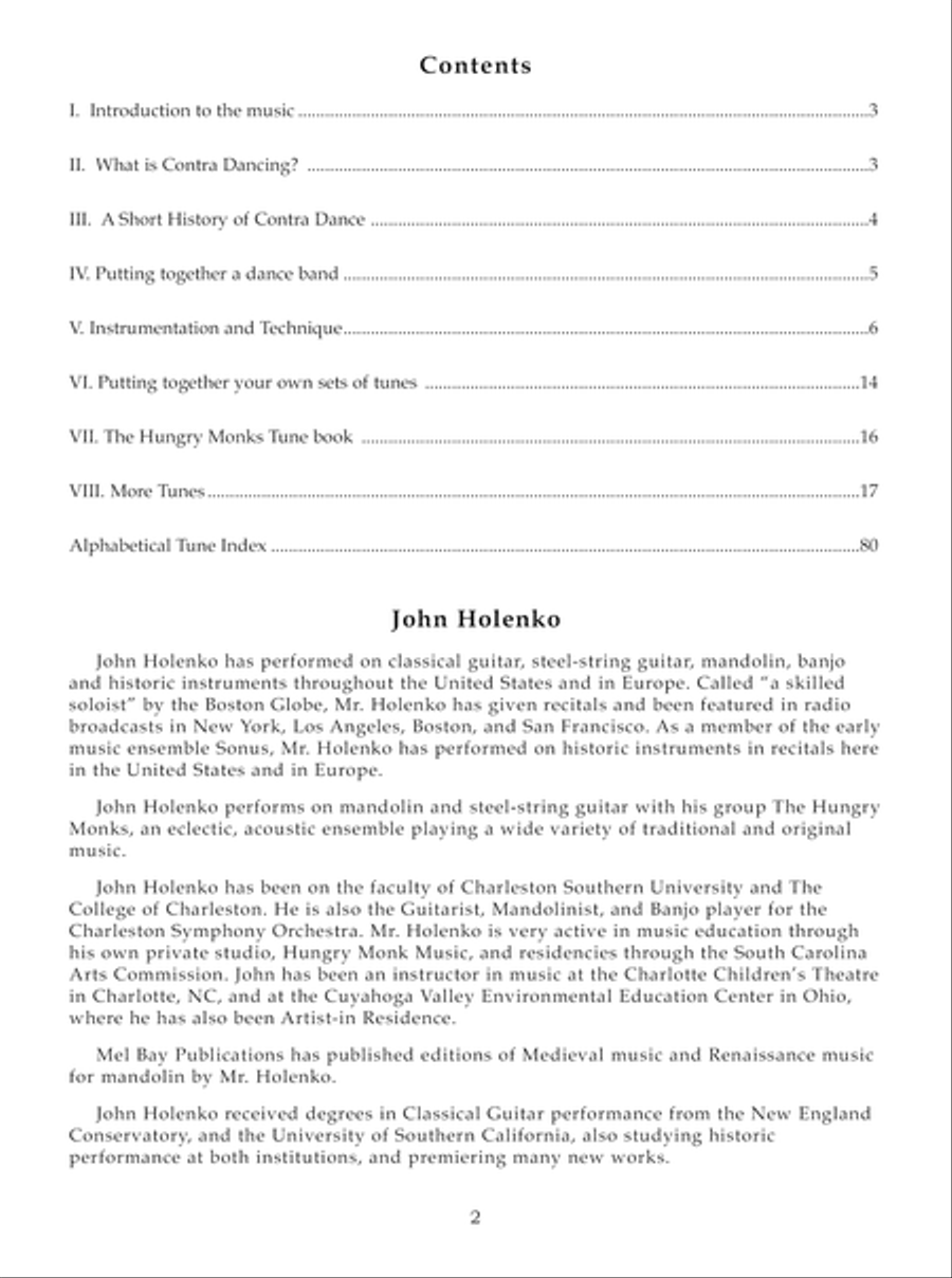 Contra Dance Encyclopedia Mandolin scores gallery preview page 3