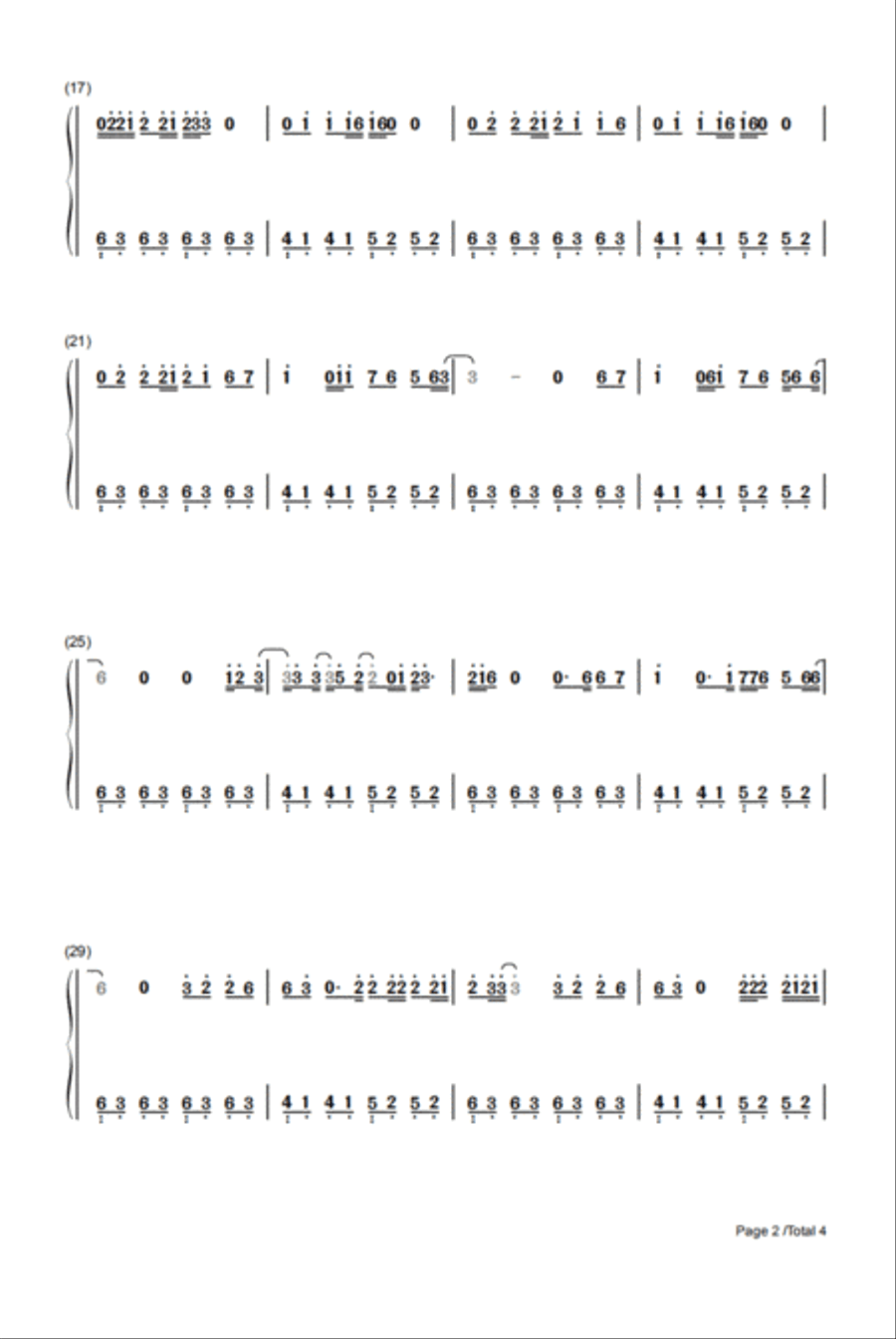 That Girl Piano Solo scores gallery preview page 2