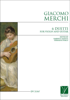 Book cover for Six Duetti, for Guitar and Violin
