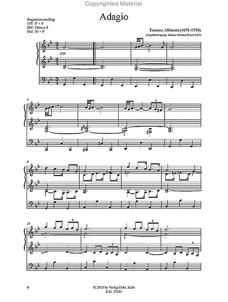 Adagio (für Orgel)