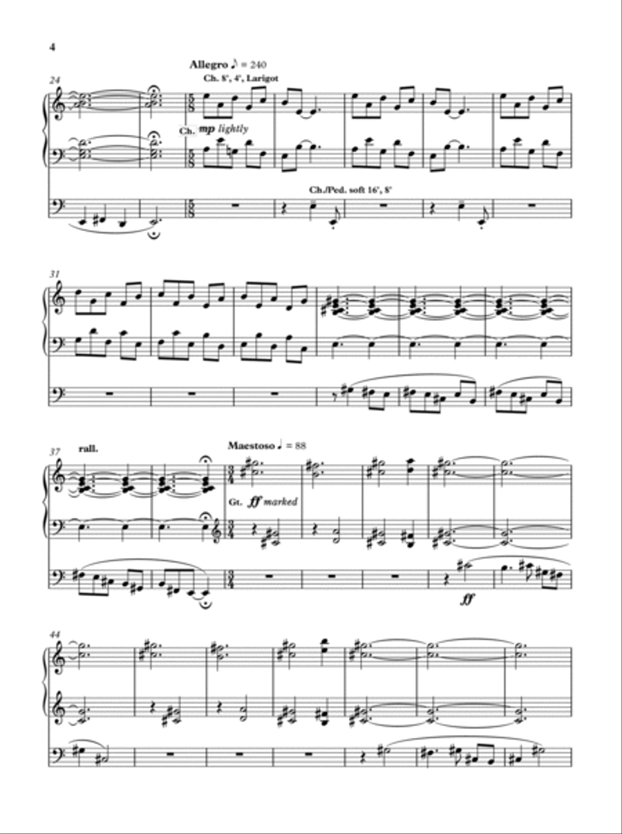 Intrada Organ scores gallery preview page 3