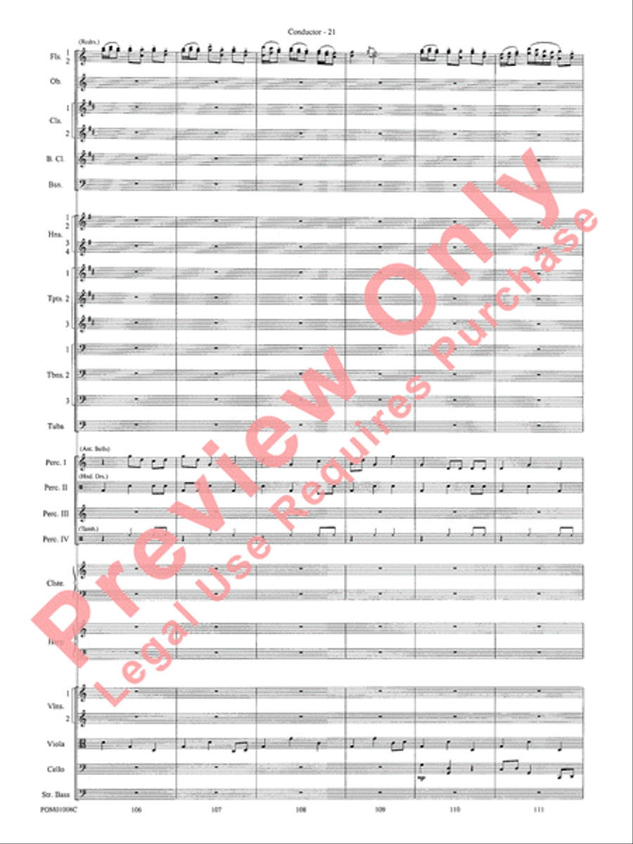 Harry Potter Symphonic Suite Full Orchestra scores gallery preview page 24