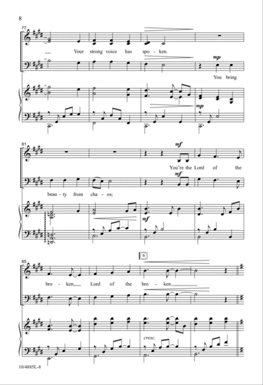 Lord of the Broken 4-Part scores gallery preview page 8