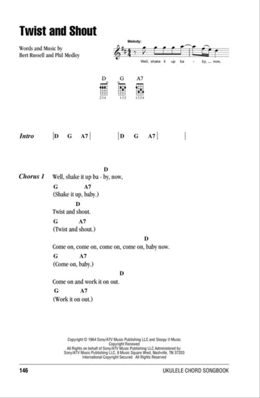 Three Chord Songs Ukulele scores gallery preview page 6