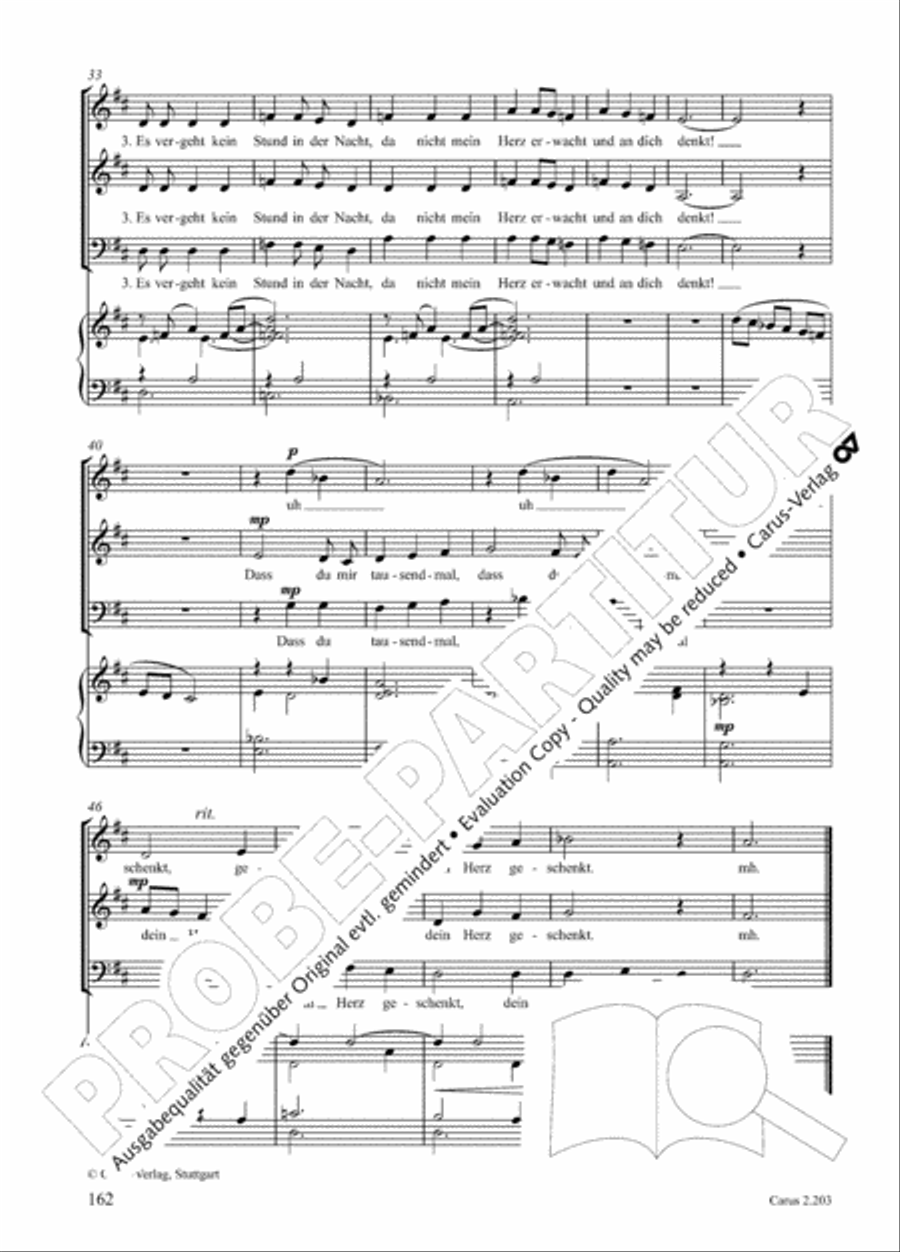 Loreley. Folk songs for choir (Loreley. Volkslieder fur Chor) Choir scores gallery preview page 165