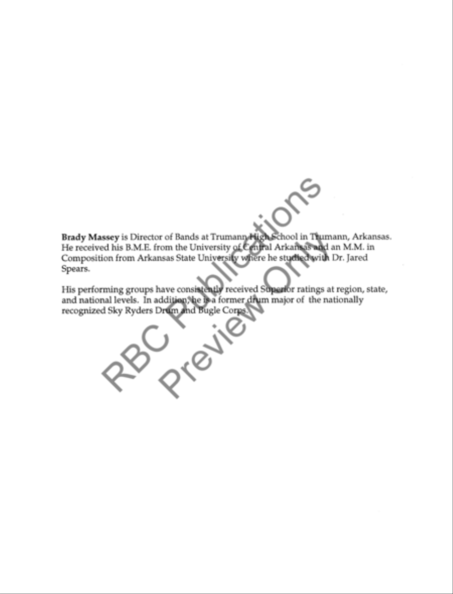 Windsor Castle Concert Band scores gallery preview page 3