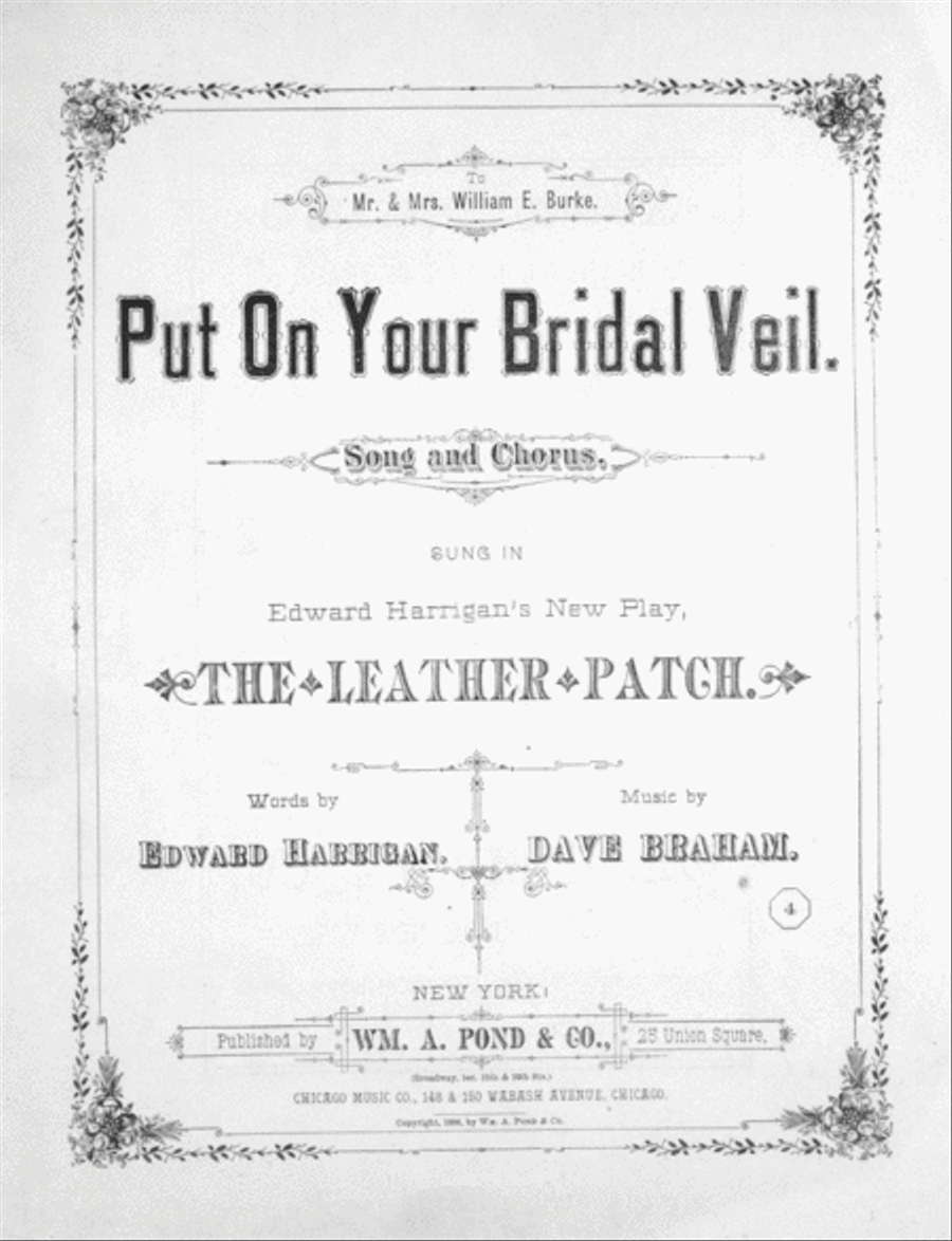 Put on Your Bridal Veil. Song and Chorus Choir scores gallery preview page 1