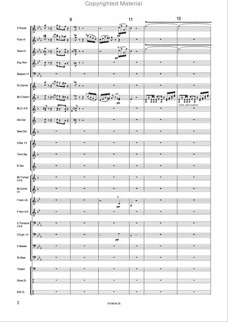 Alzira - Overture Concert Band scores gallery preview page 4