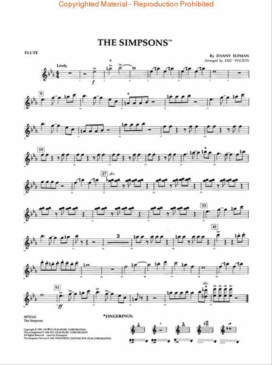 The Simpsons Concert Band scores gallery preview page 4