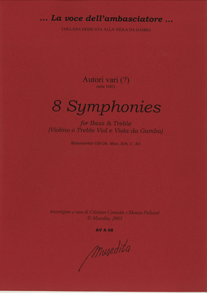 Book cover for 8 Symphonies (Ms, GB-Ob)