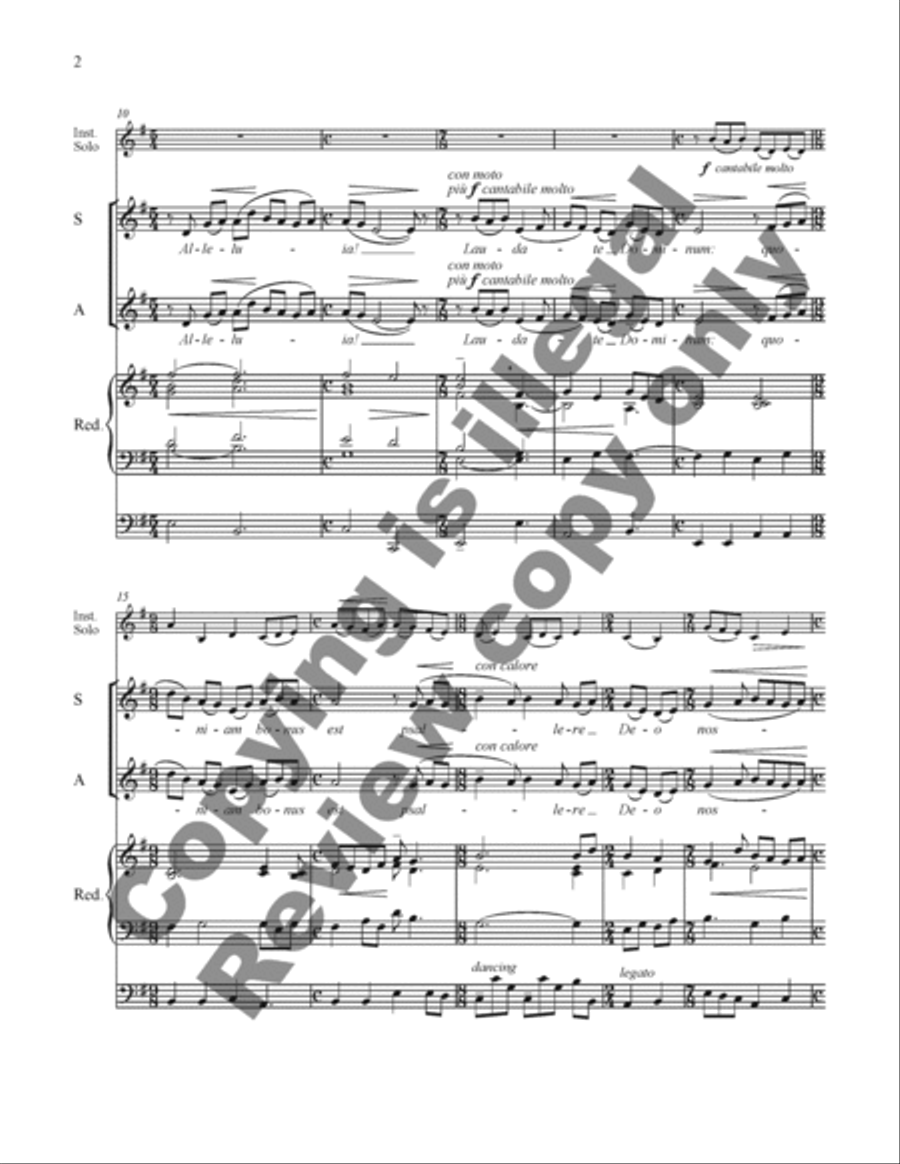 <br>Sheet music extract