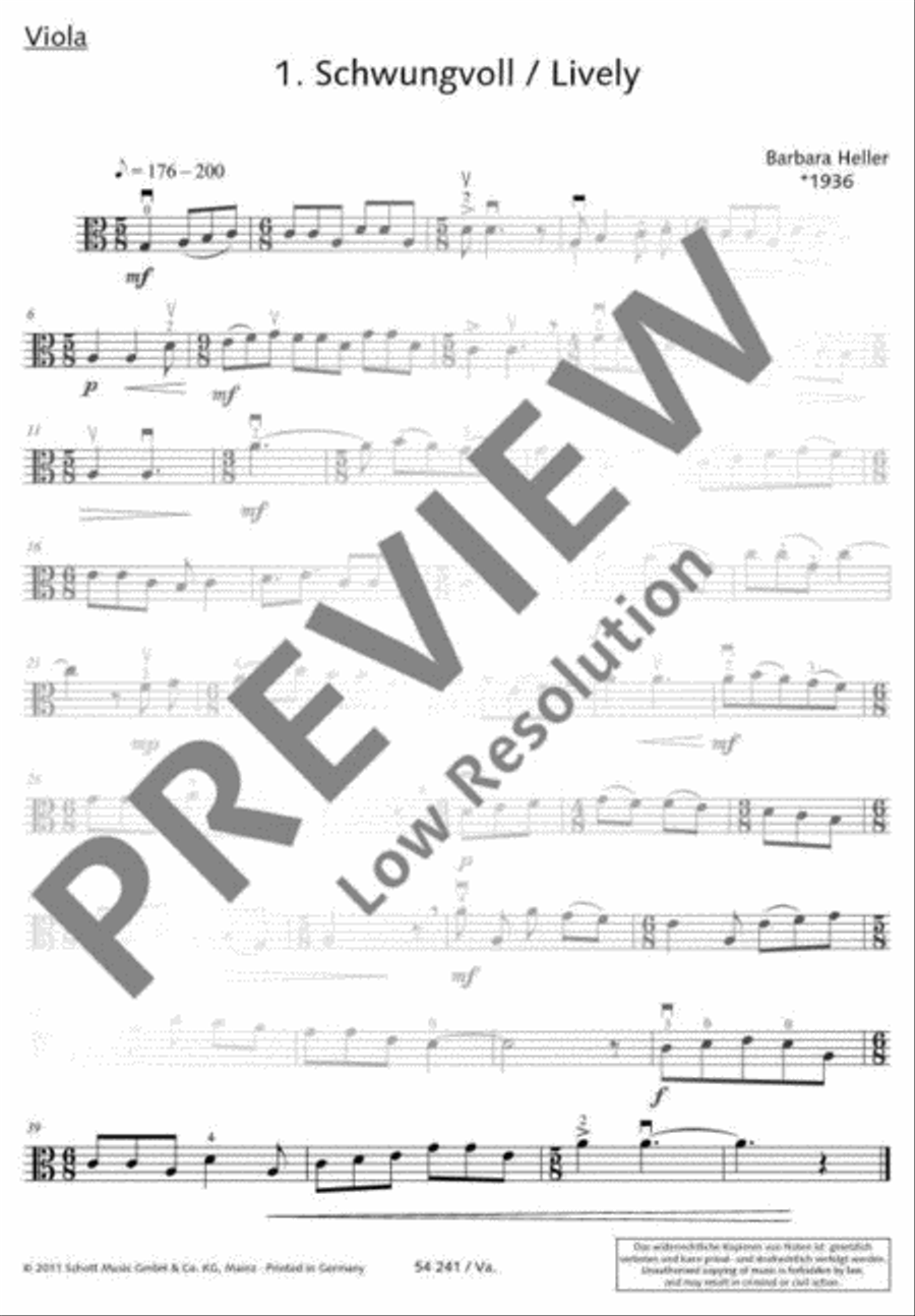 Moods Violin scores gallery preview page 14