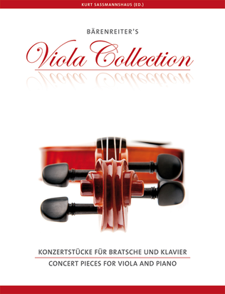 Book cover for Concert Pieces for Viola and Piano