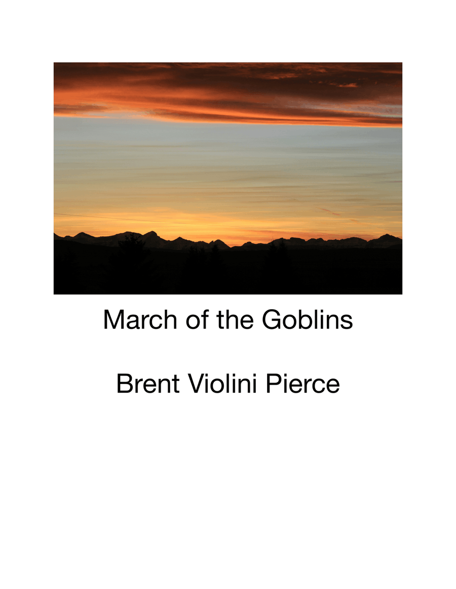March of the Goblins Concert Band scores gallery preview page 1