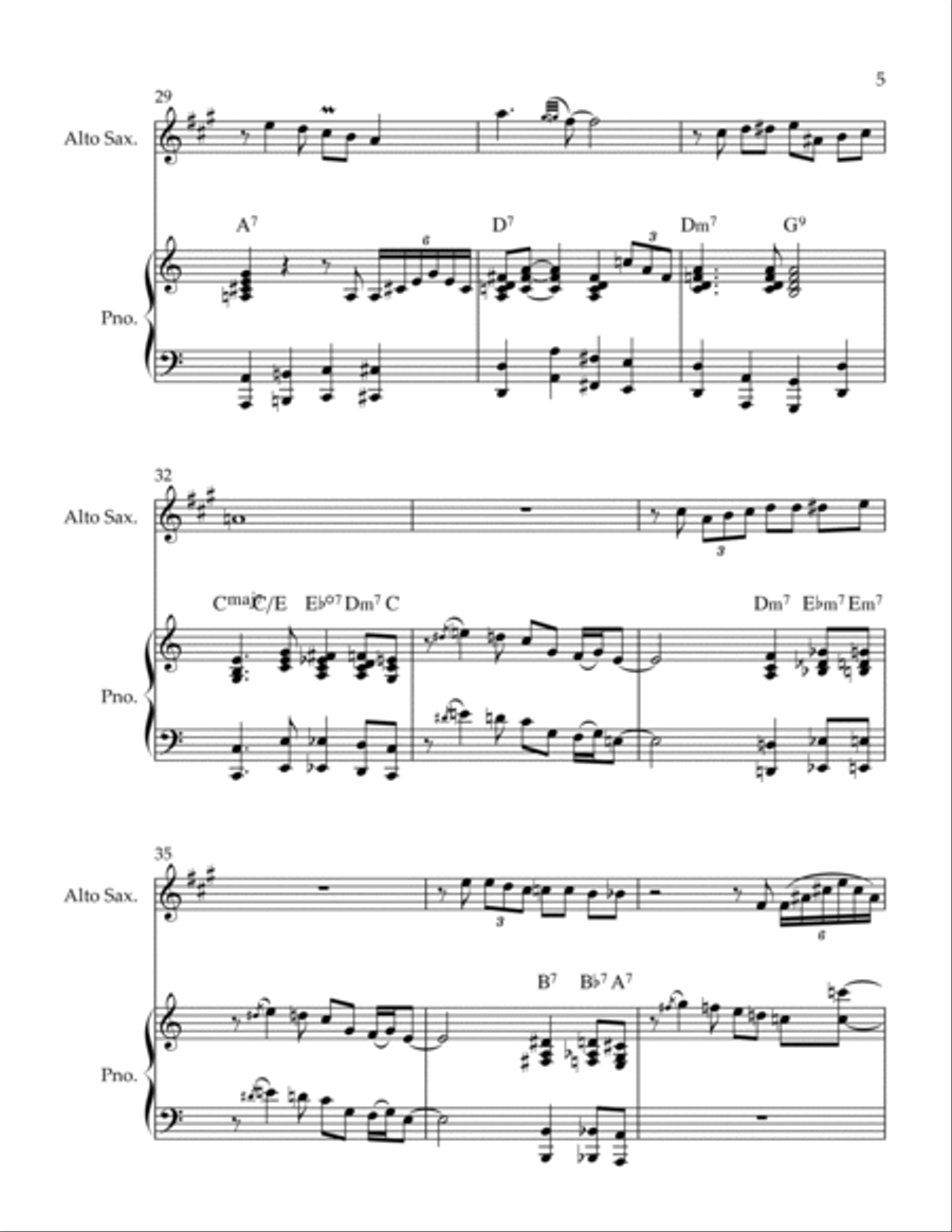 Don't Get Around Much Anymore Alto Saxophone scores gallery preview page 5