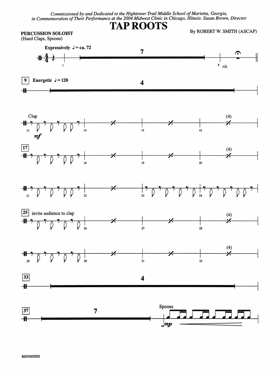 Tap Roots: 1st Percussion