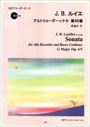 Book cover for Sonata G Major Op. 4-9