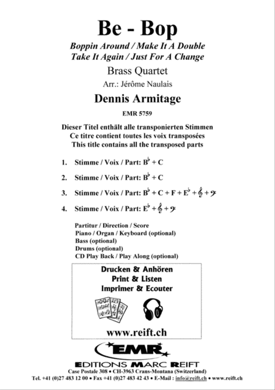 Be - Bop Be - Bop Brass Ensemble scores gallery preview page 2