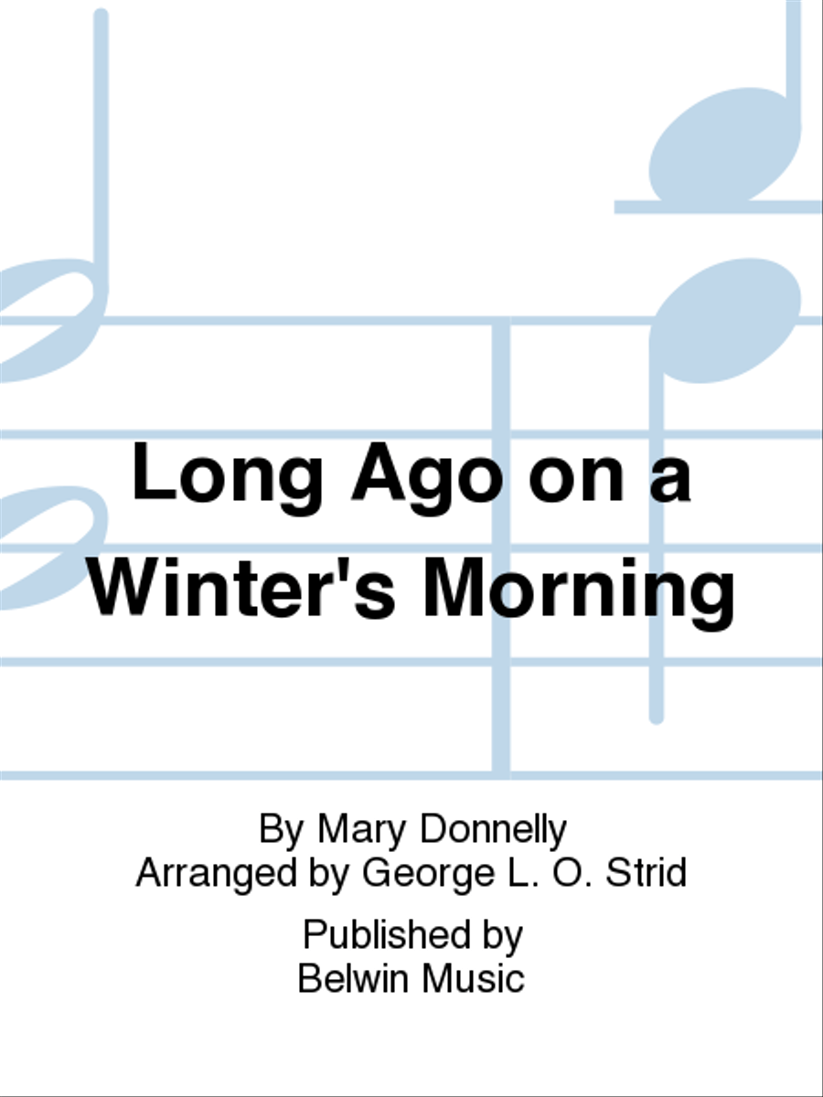 Long Ago on a Winter's Morning 3-Part scores gallery preview page 1