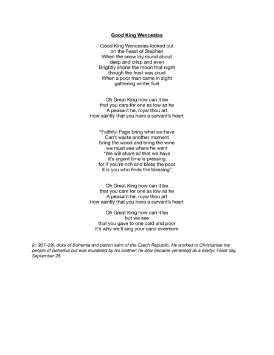 Good King Wenceslas (Trio) Vocal Duet scores gallery preview page 2