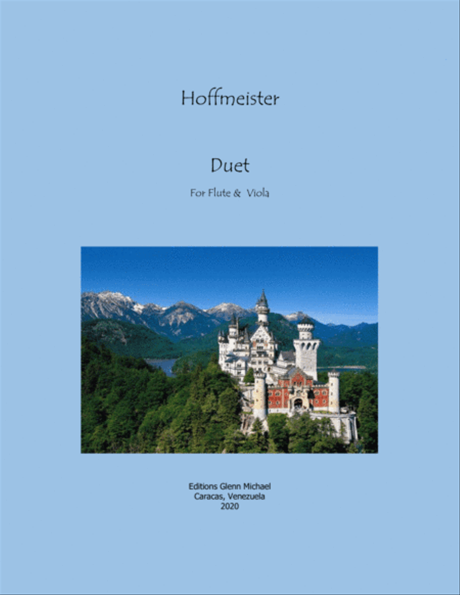 Hoffmeister Flute & Viola Duet Flute scores gallery preview page 1
