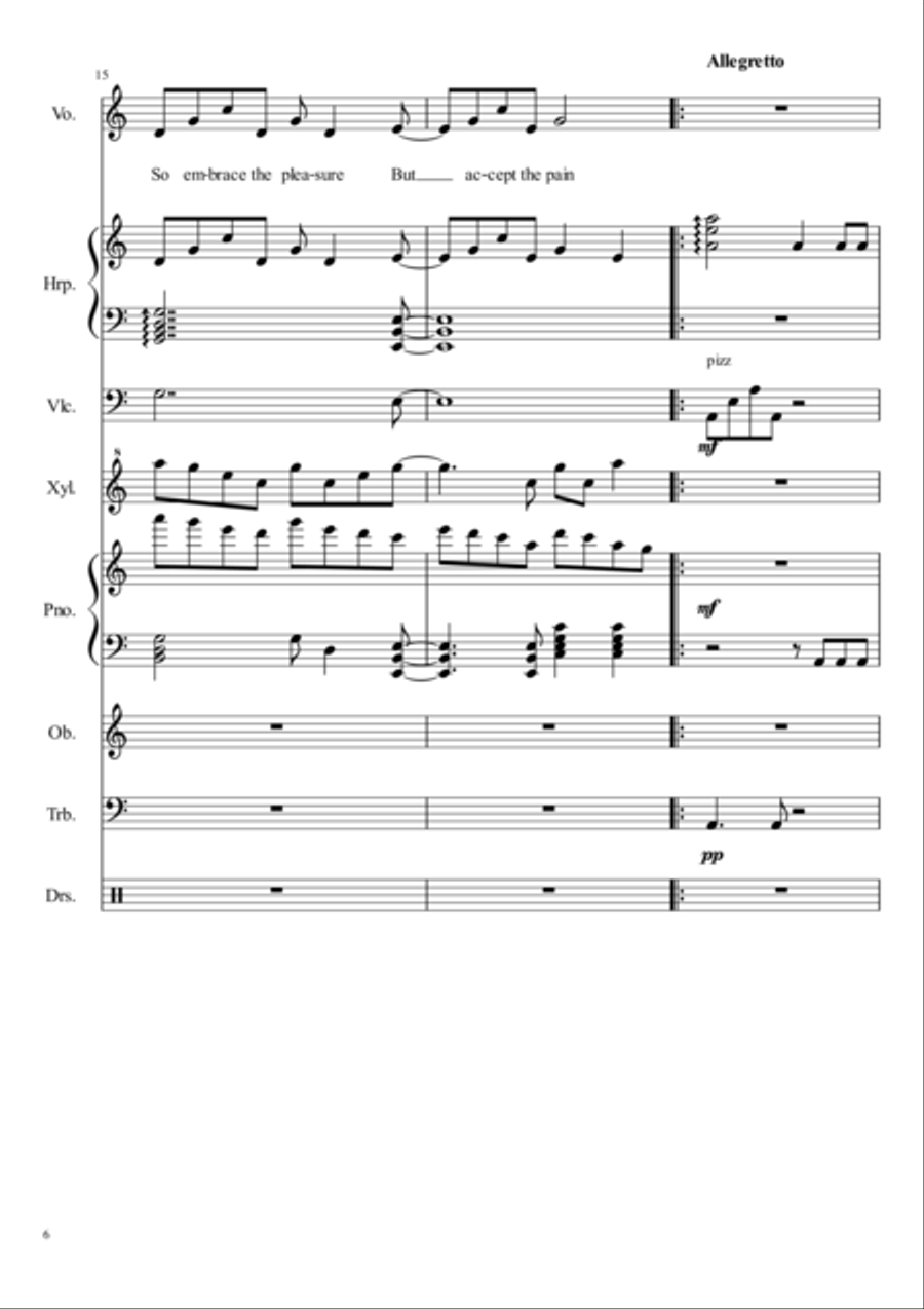 The Only Thing That Matters Large Ensemble scores gallery preview page 6
