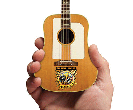 Sublime - Acoustic Guitar with Sun Face and Logo