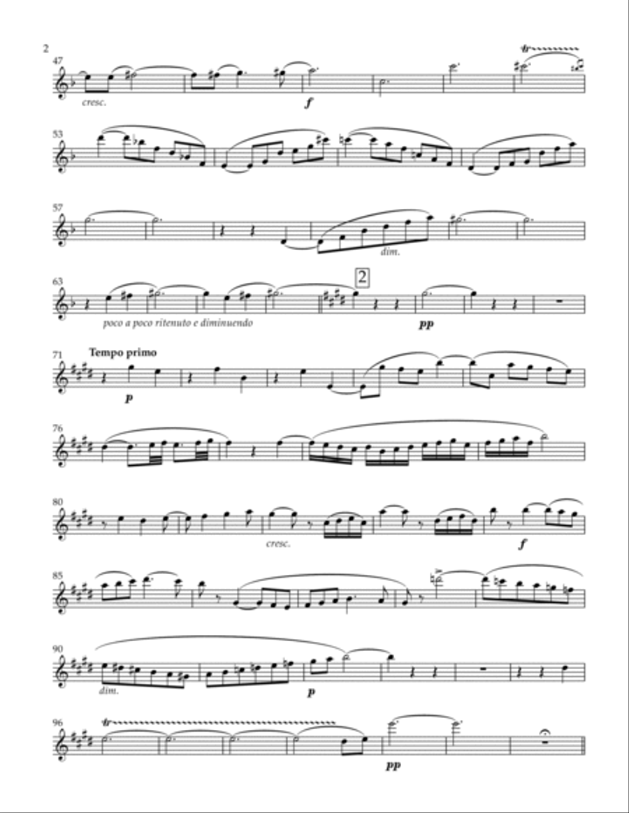 Oboe Sonata Op.166 - Soprano Saxophone Soprano Saxophone scores gallery preview page 3