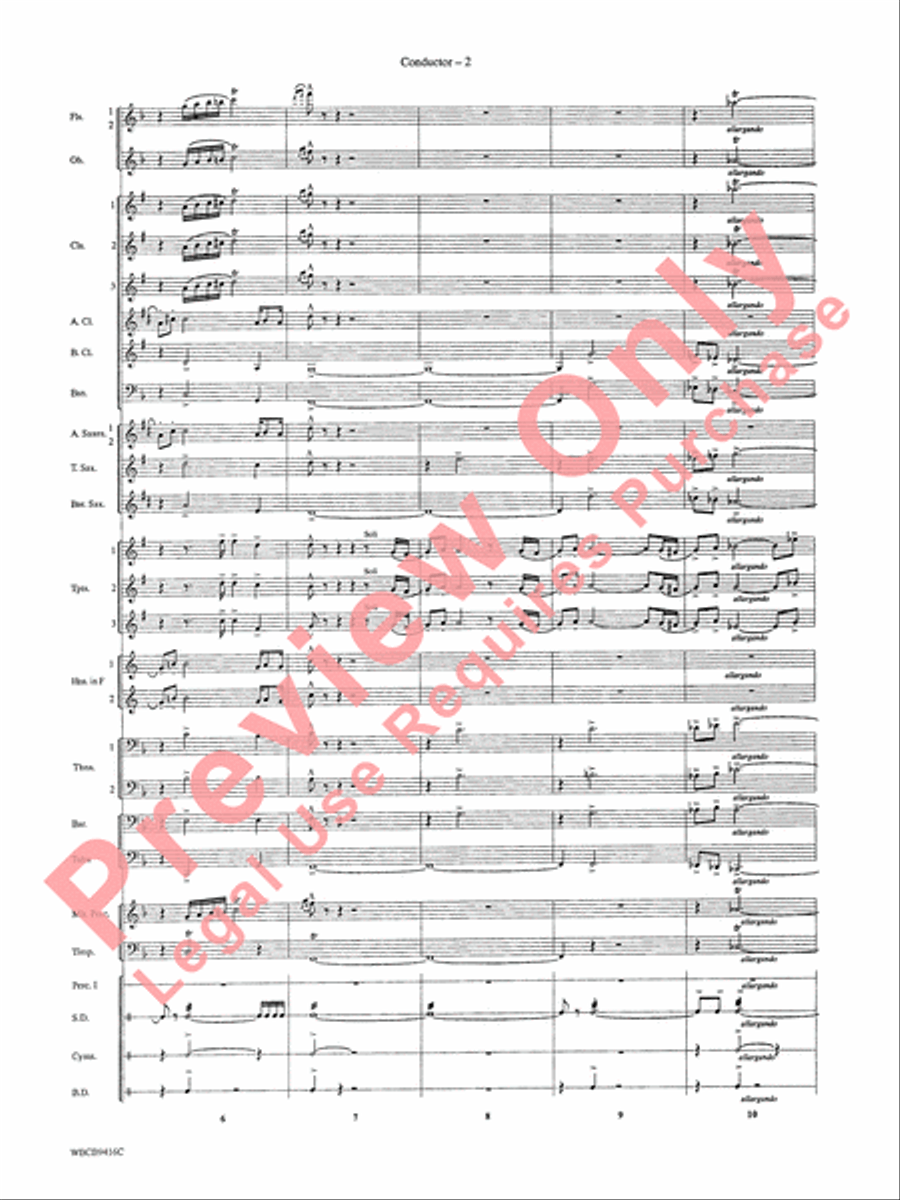 Strike Up the Band Concert Band scores gallery preview page 4