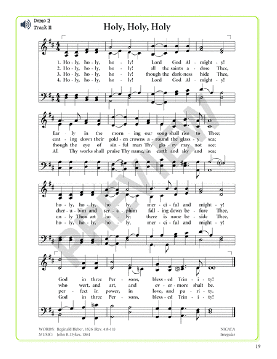 Hymn Discovery, Vol. 3 Unison Choir scores gallery preview page 6
