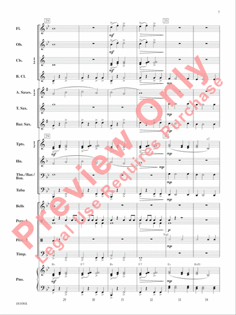 Fanfare and Festival Fanfare and Festival Concert Band scores gallery preview page 8