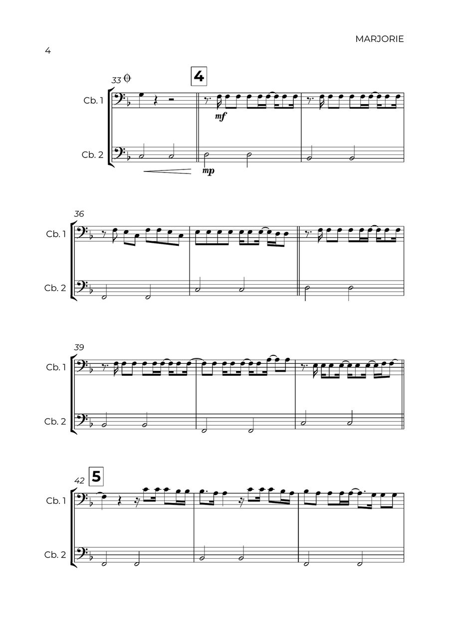Marjorie String Duet scores gallery preview page 4