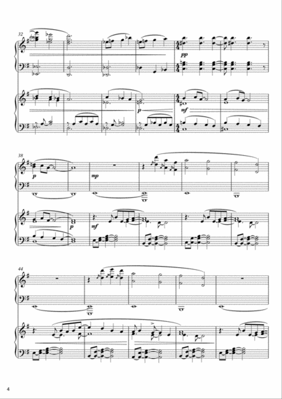 Daytime Suite for 2 pianos, 4 hands by Simon Peberdy 2 Pianos, 4-Hands scores gallery preview page 4