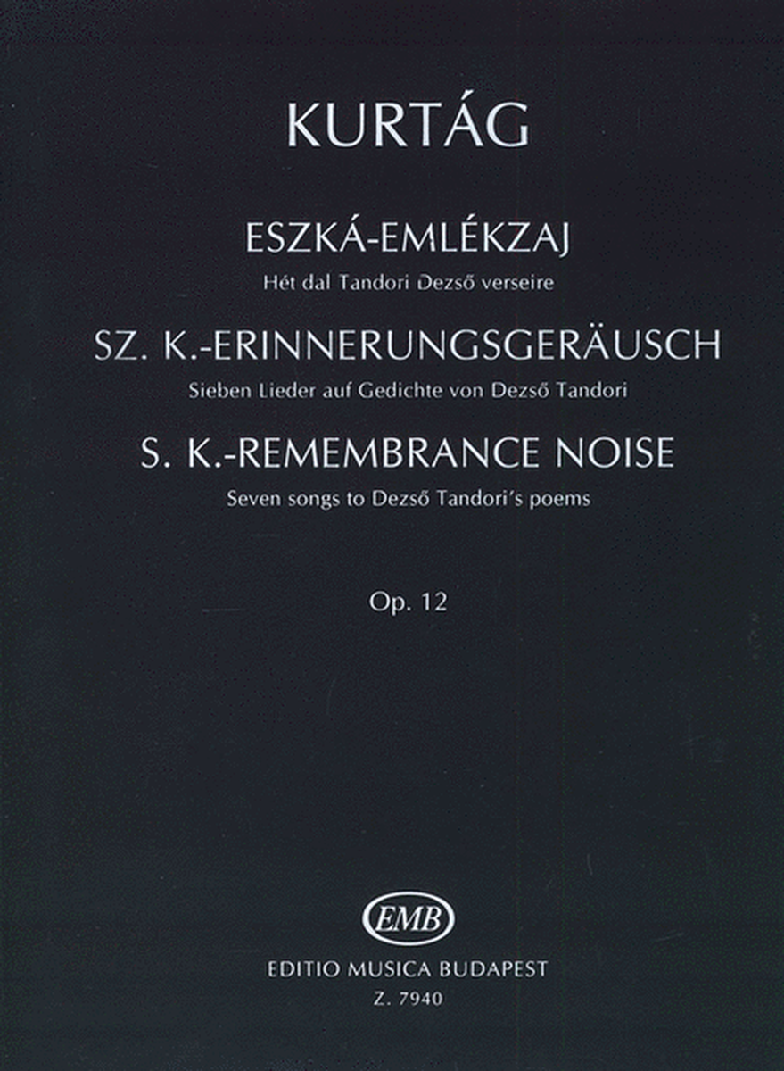 S. K. Erinnerungsgeräusch op. 12
