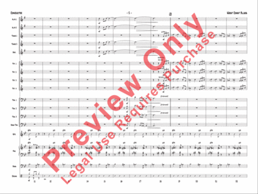 West Coast Blues West Coast Blues Jazz Ensemble scores gallery preview page 25