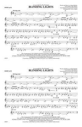 Blinding Lights: Horn in B flat