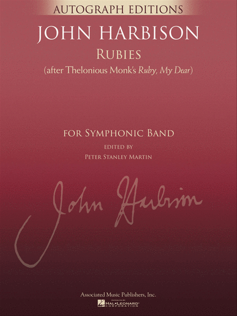 Rubies (After Thelonious Monk's “Ruby, My Dear”) Concert Band scores gallery preview page 1