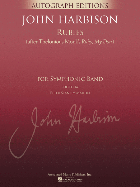 Rubies (After Thelonious Monk's “Ruby, My Dear”) by Thelonious Monk Concert Band - Sheet Music
