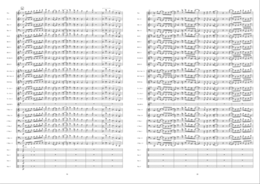 Charanga For Trumpet Concert Band scores gallery preview page 13