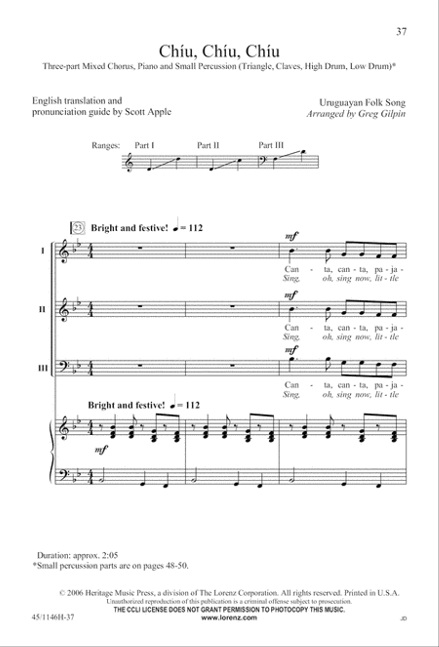 We Sing the World Around We Sing the World Around Choir scores gallery preview page 37