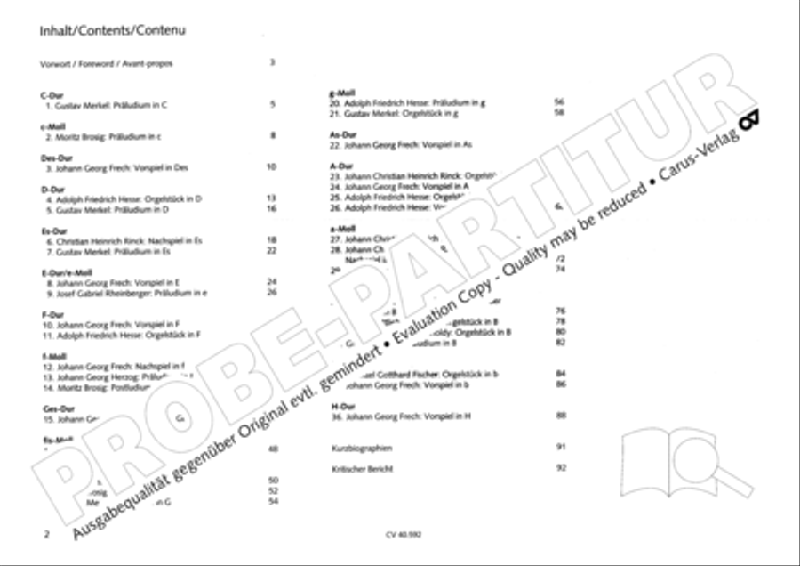 Free Organ Music from the Romantic Period, Vol. II (Freie Orgelmusik der Romantik, Band II) Organ scores gallery preview page 3