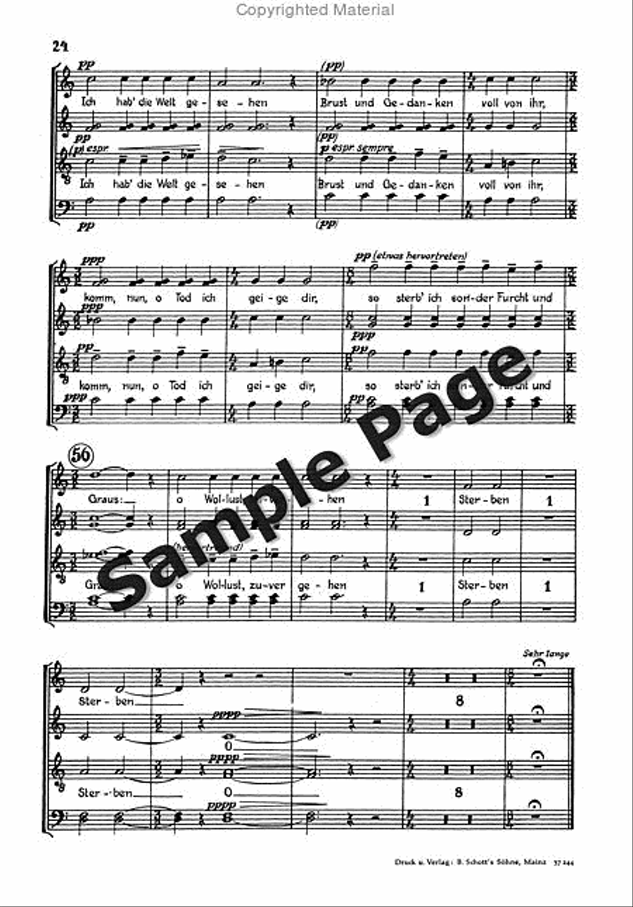 Cantata 2 Alto/chor/2 Pianos 4-Part scores gallery preview page 25
