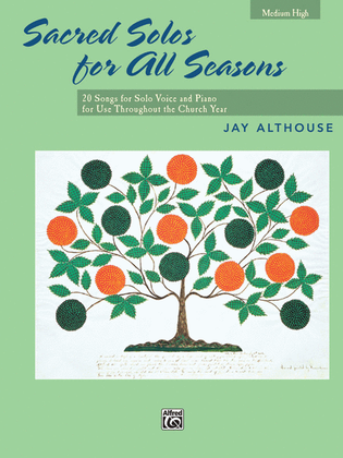 Book cover for Sacred Solos for All Seasons