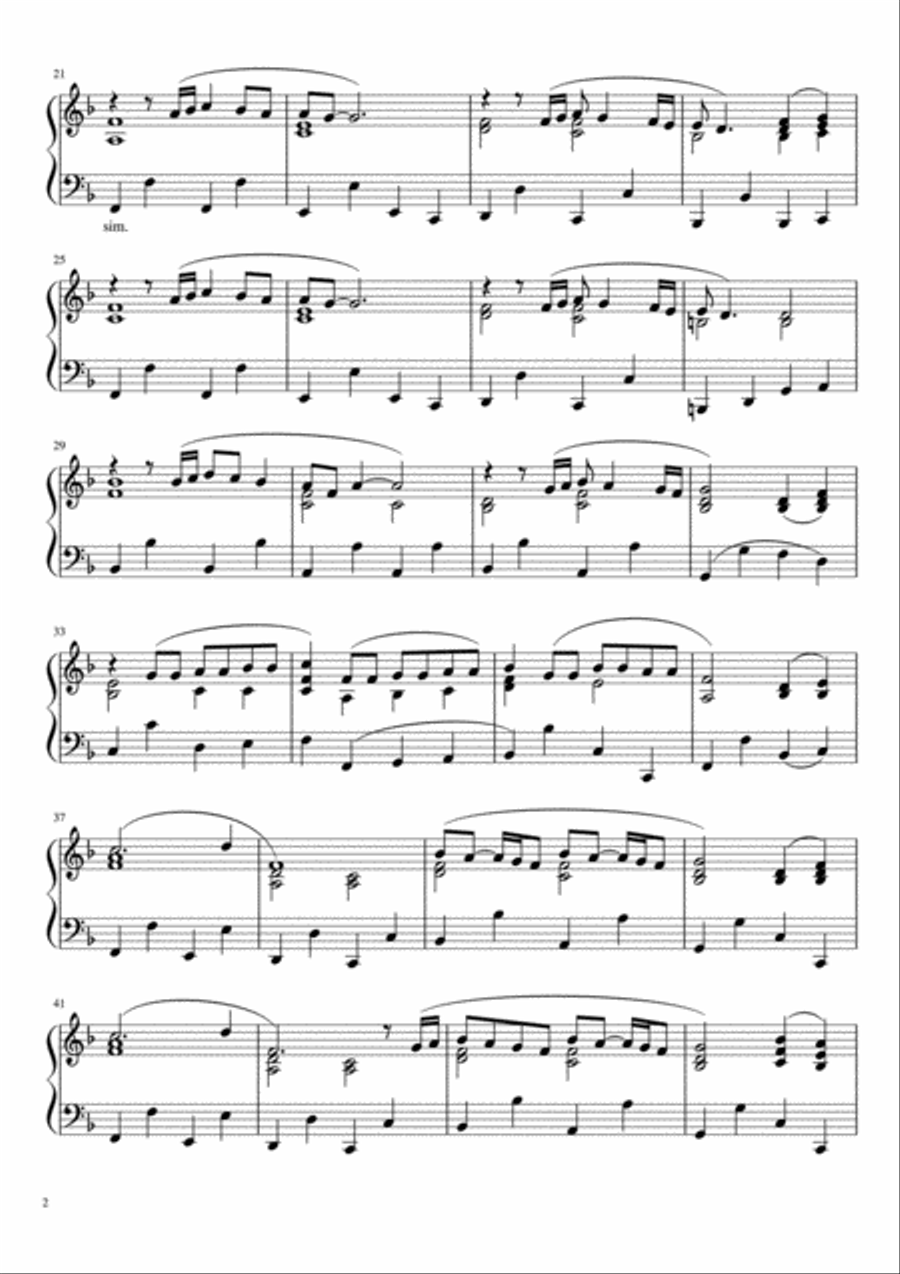 Always On My Mind Always On My Mind Piano Solo scores gallery preview page 2