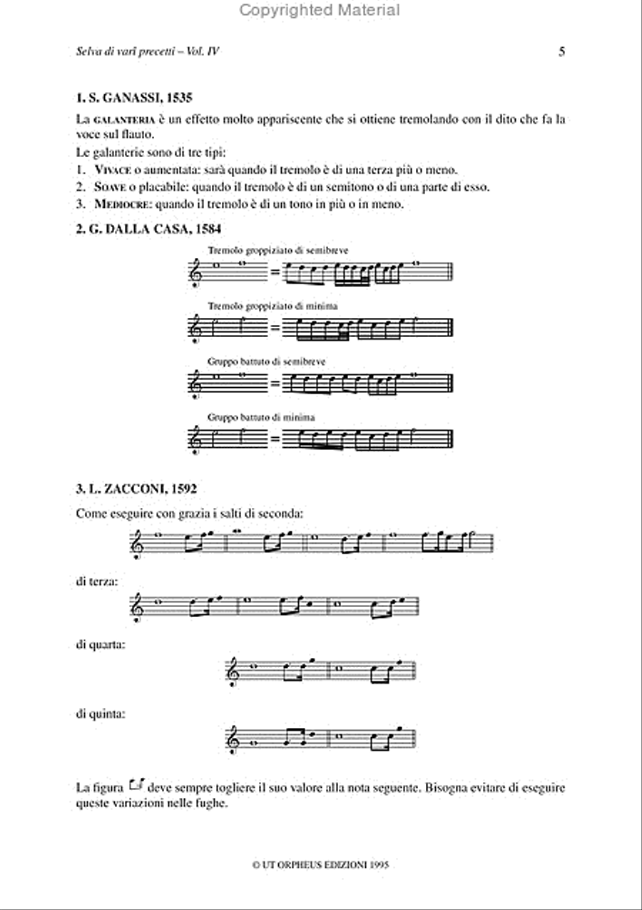 Selva di Vari Precetti. La pratica musicale tra i secoli XVI e XVIII nelle fonti dell’epoca - Single volume Collection / Songbook scores gallery preview page 5