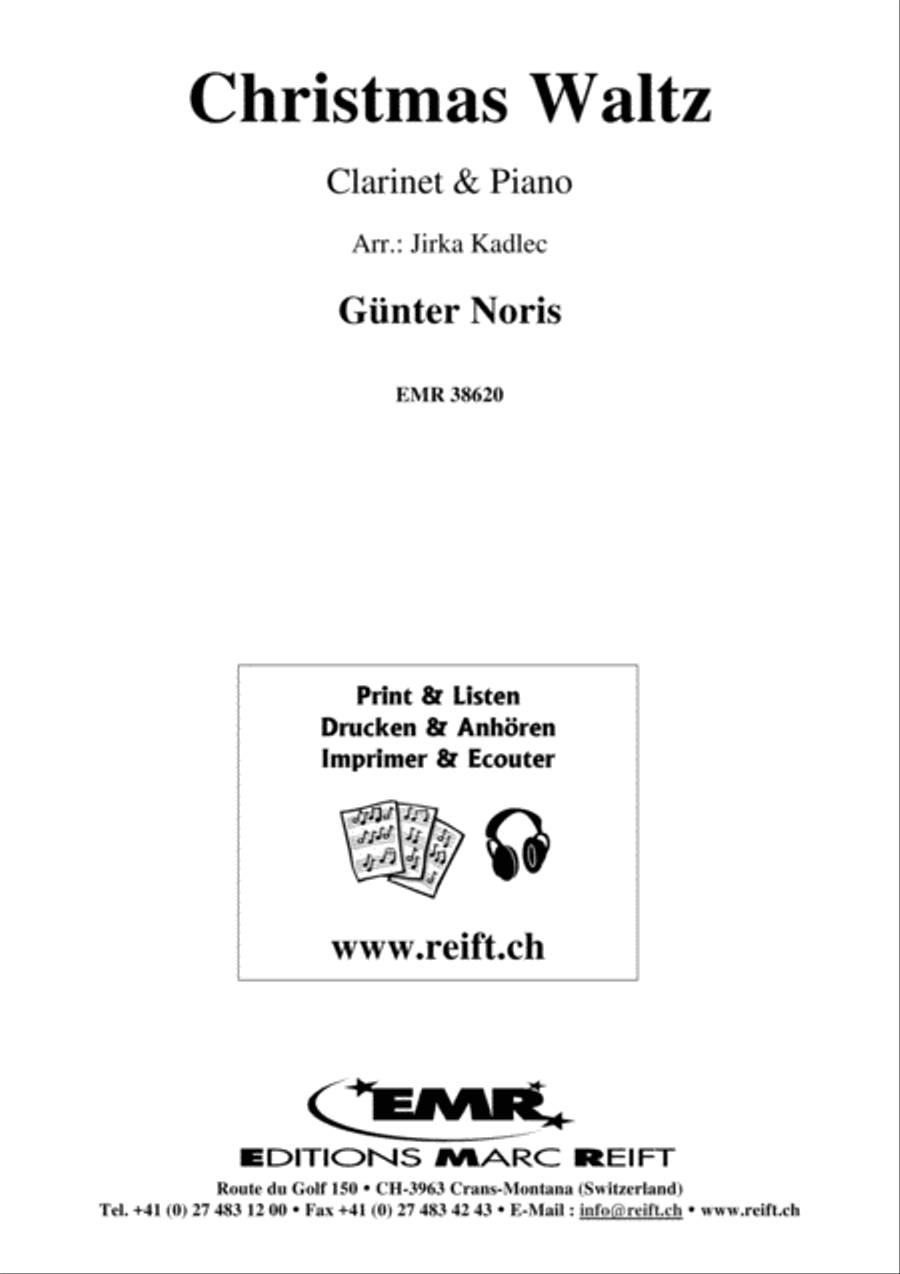 Christmas Waltz Christmas Waltz Clarinet Solo scores gallery preview page 1
