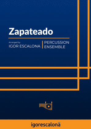 Book cover for Zapateado by Pablo Sarasate for Percussion ensemble