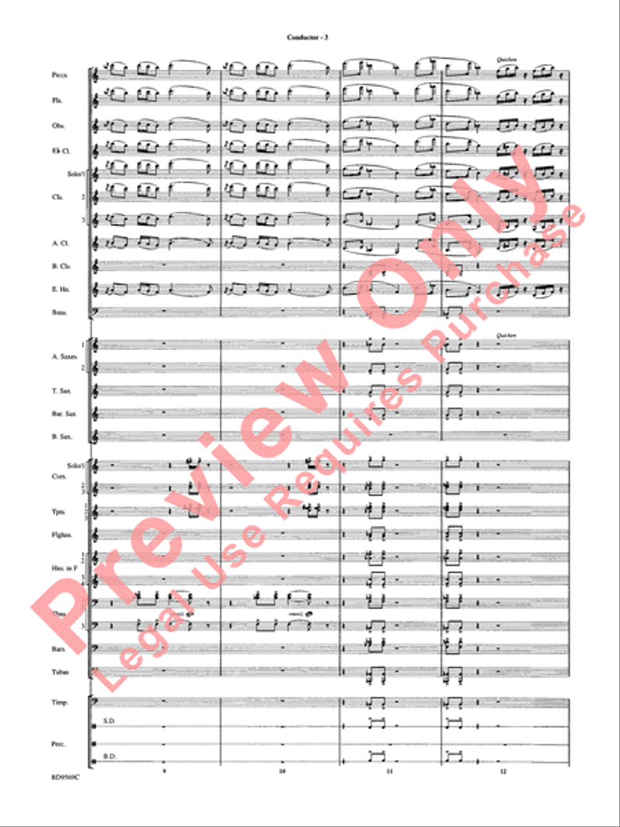Jericho Concert Band scores gallery preview page 8