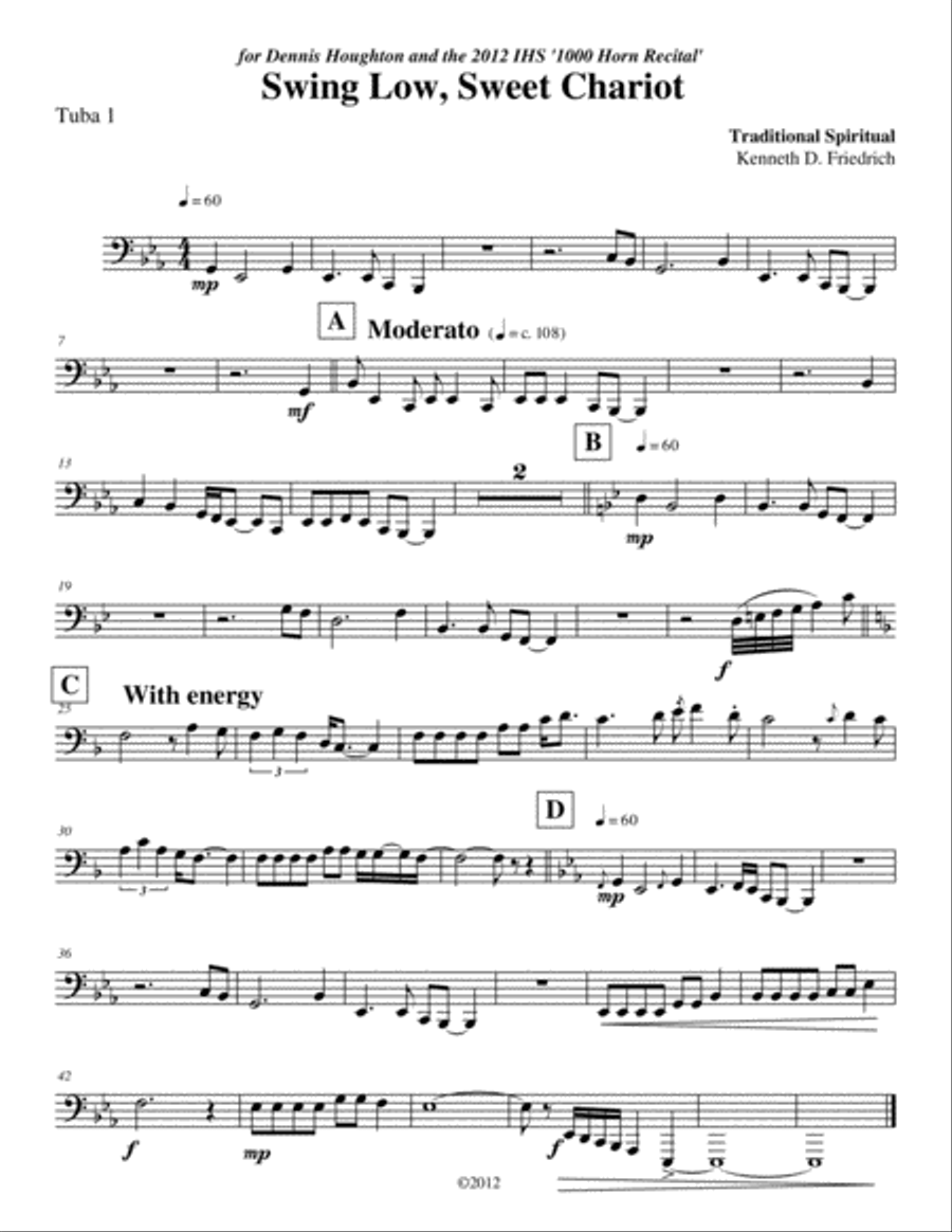 Swing Low Swing Low Brass Ensemble scores gallery preview page 6